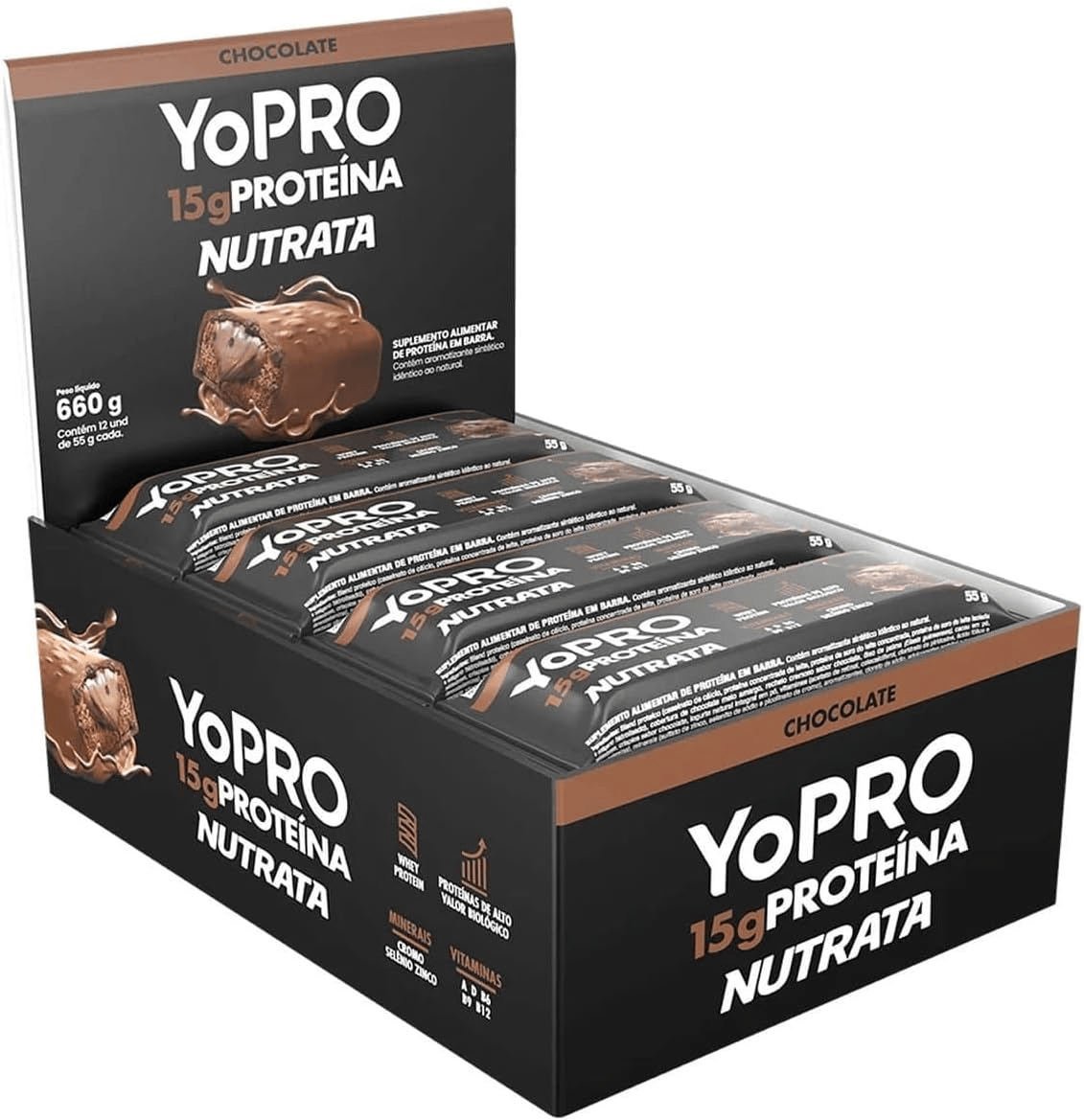 Barra YoPRO Sabor Chocolate